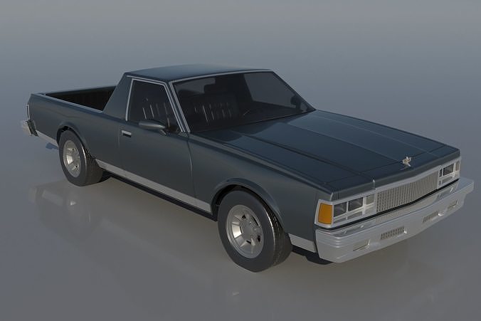 Chevrolet Caprice Pickup 1977  3D print model 6