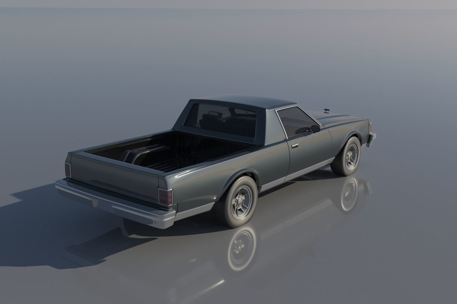 Chevrolet Caprice Pickup 1977  3D print model_3
