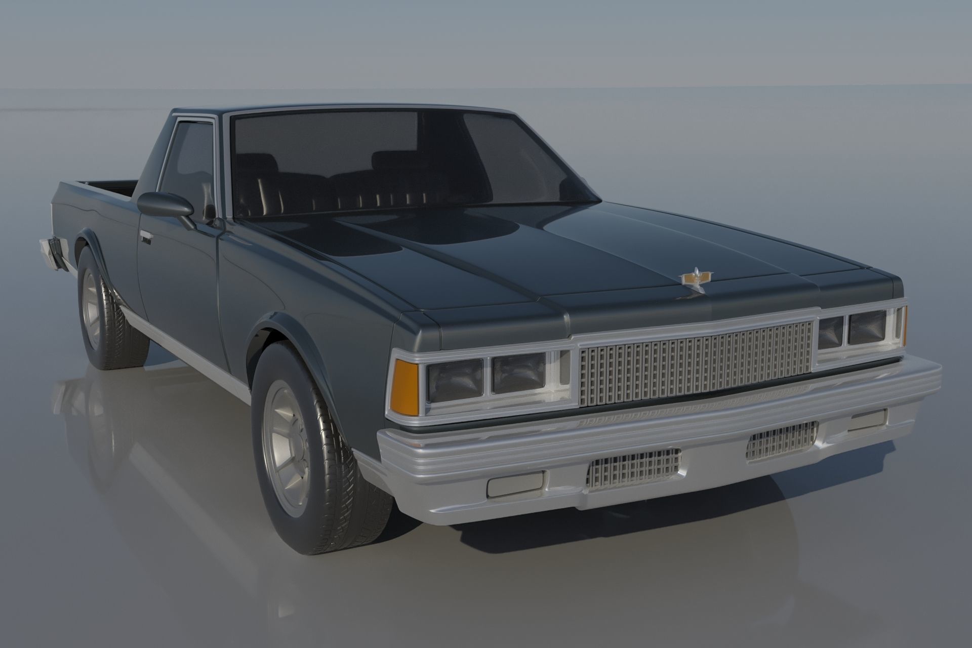 Chevrolet Caprice Pickup 1977  3D print model_6