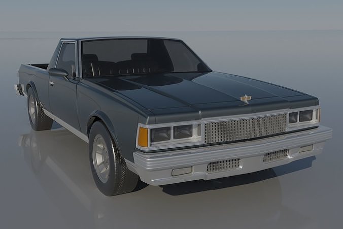 Chevrolet Caprice Pickup 1977  3D print model 7