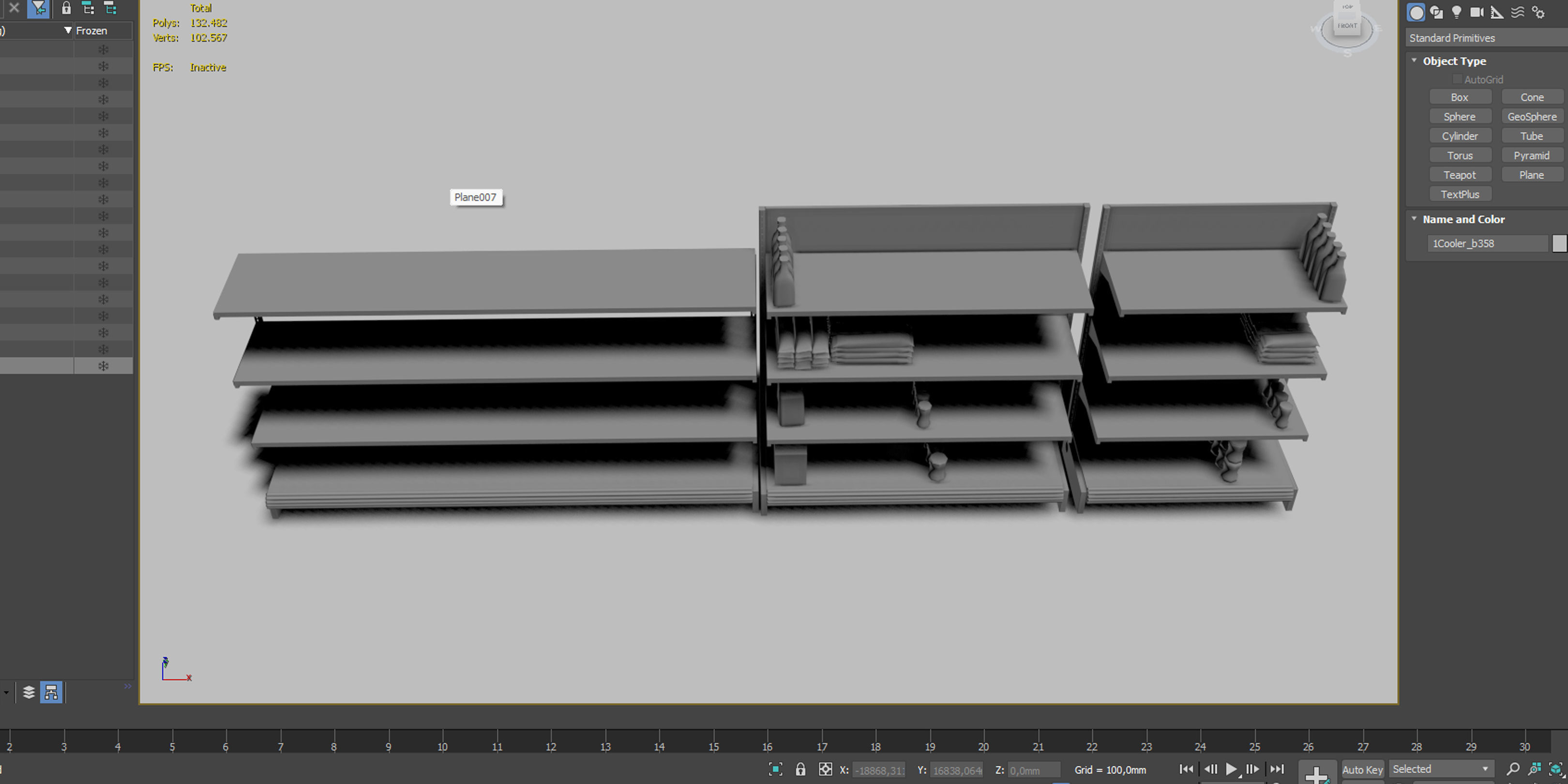 Supermarket Shelving 3D model_14