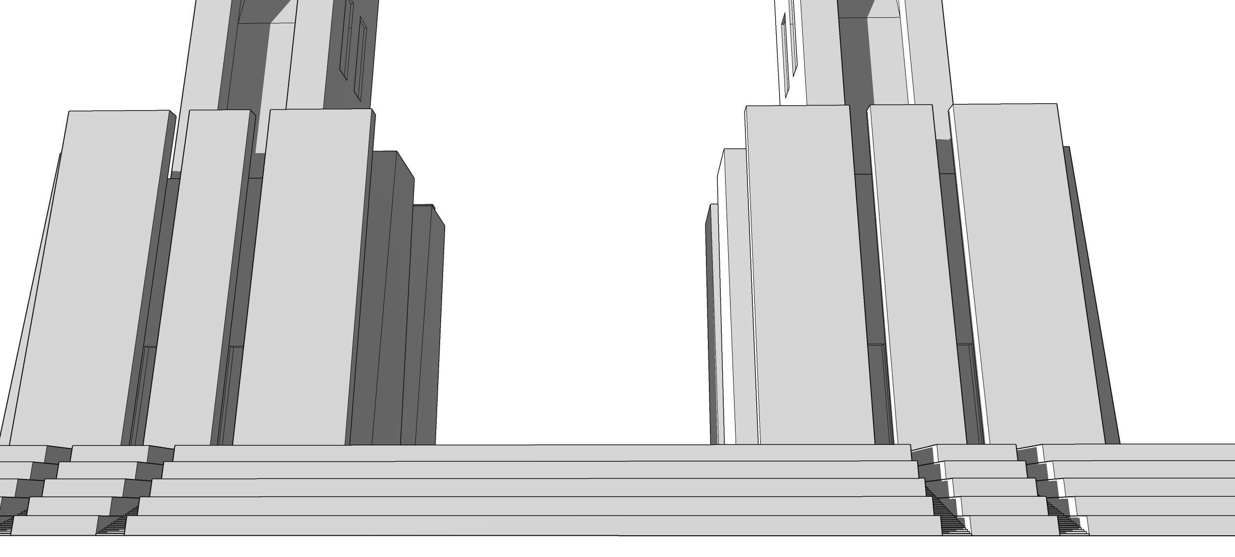 Kit dreams of a Futurist Architect Antonio Sant Elia Low-poly 3D model_6