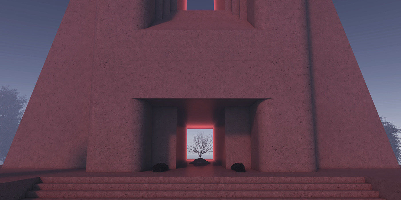 Kit dreams of a Futurist Architect Antonio Sant Elia Low-poly 3D model_9