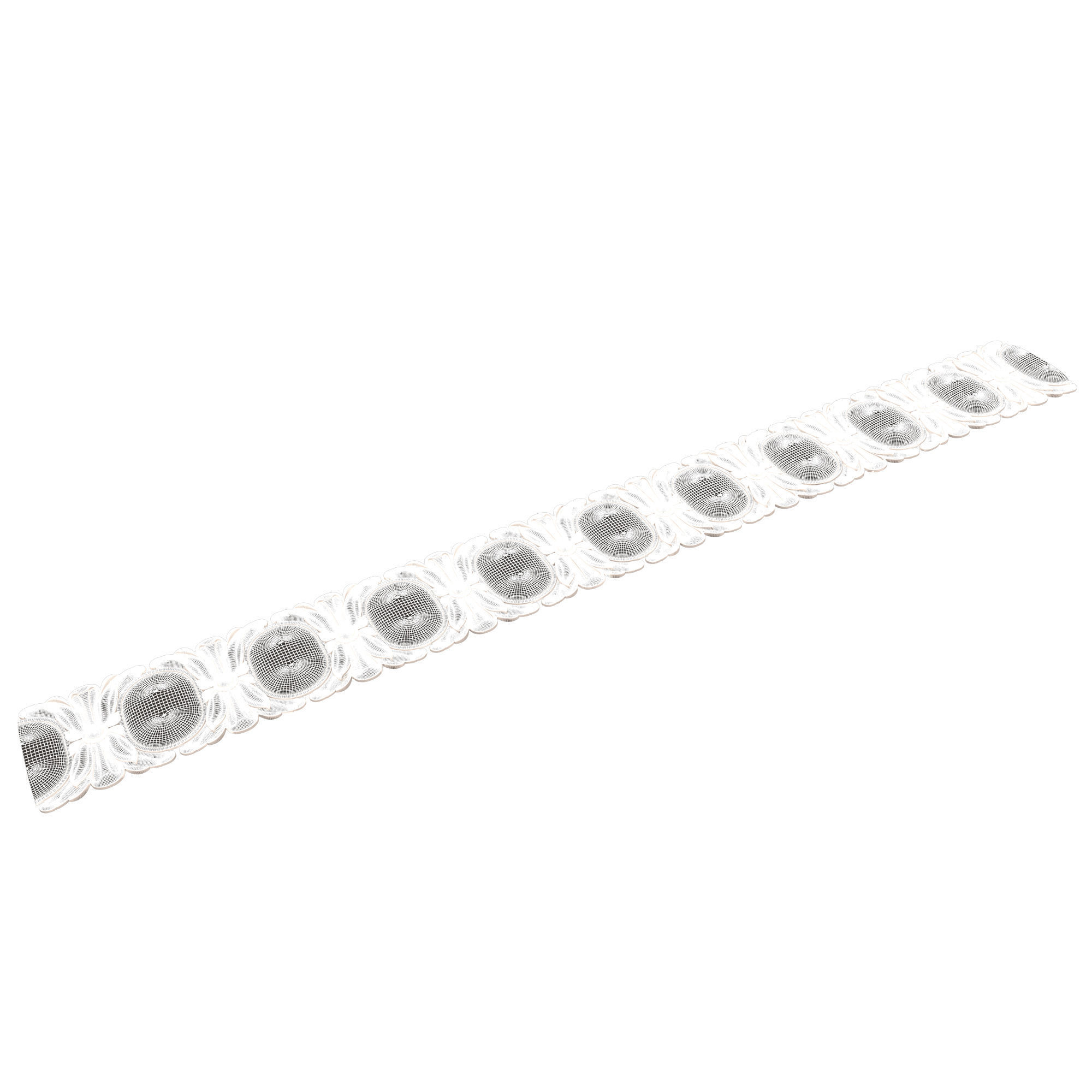 Ornament Element Molding 017 Low-poly 3D model_8