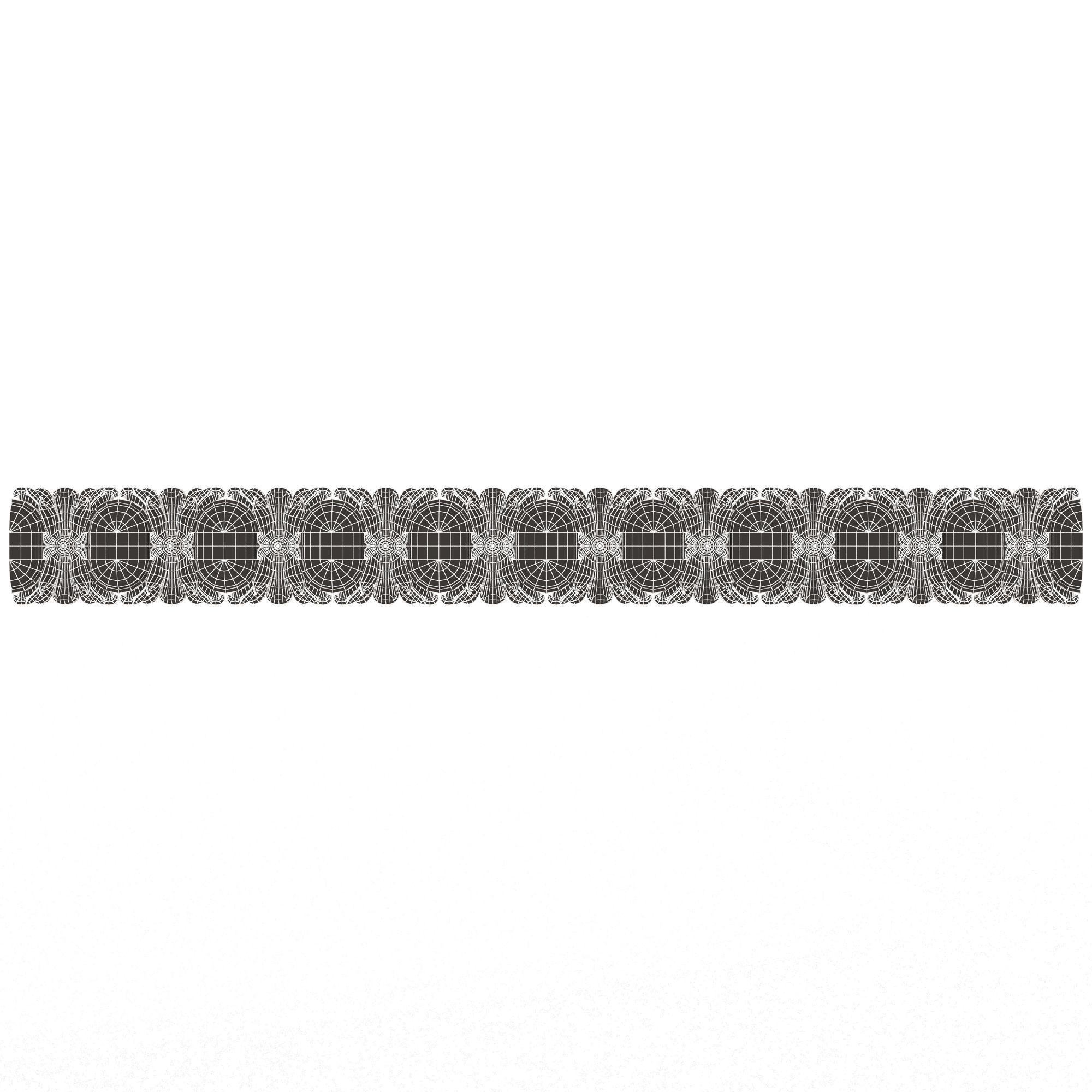 Ornament Element Molding 017 Low-poly 3D model_7