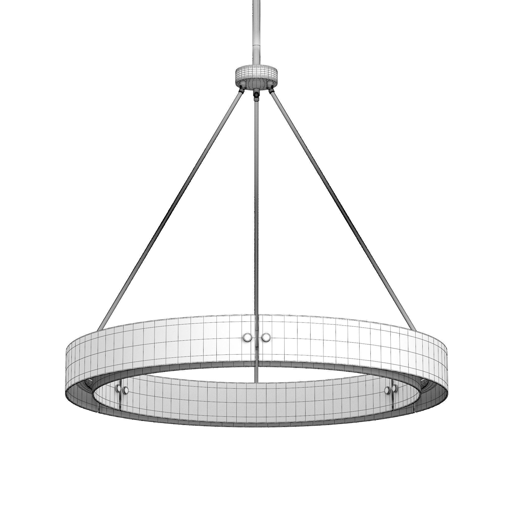 VOUVRAY ROUND CHANDELIER 48 3D model_8