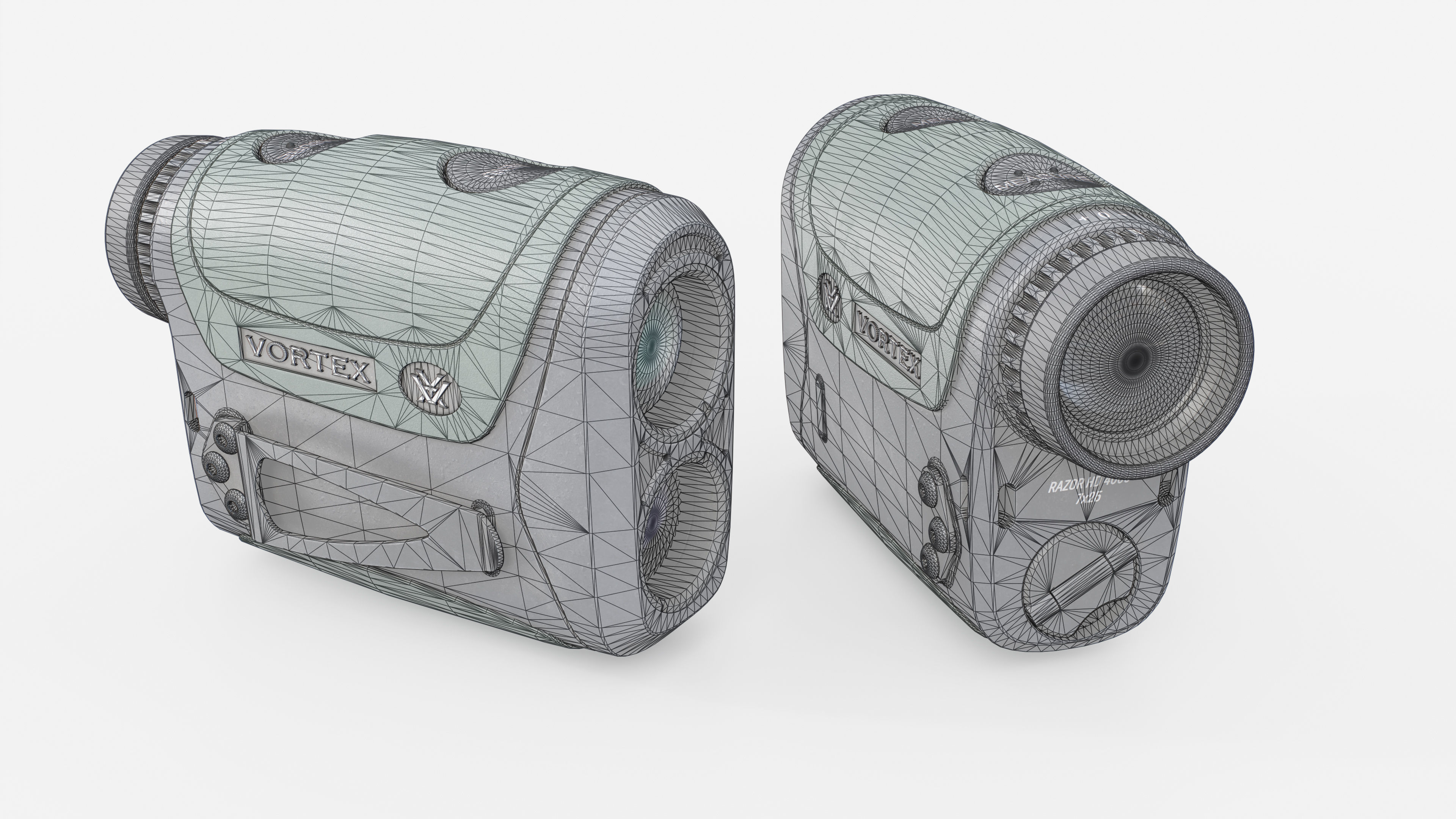 Vortex Razor HD 4000 rangefinder Low-poly 3D model_2