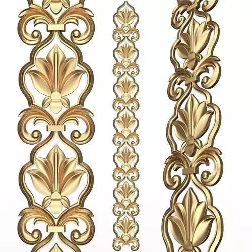 Ornament Element Molding 018 Low-poly 3D model