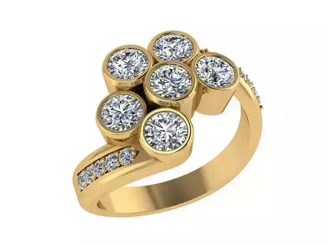 Ring255 diamond ring gold