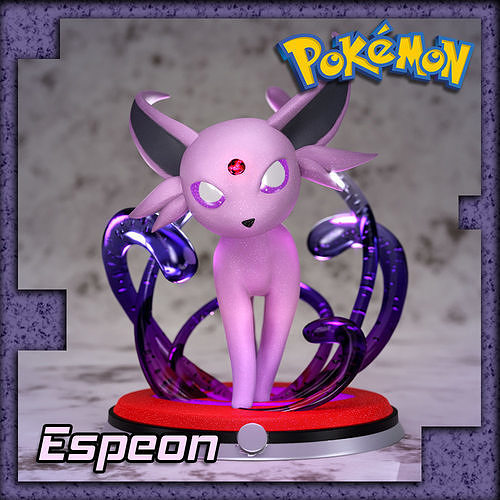 Pokemon Espeon Figure 3D print model