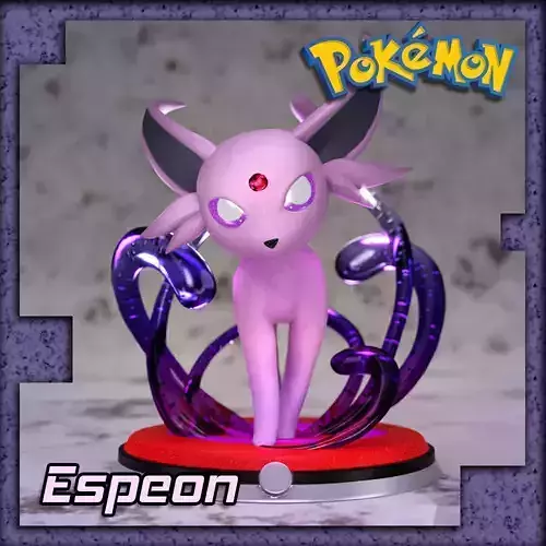Pokemon Espeon Figure 3D print model