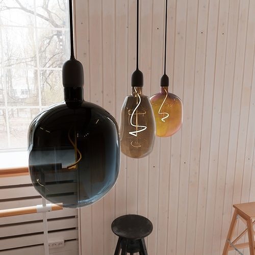 room lamp  mid poly 3D model