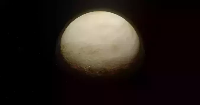 Venus Planet 8K Low-poly 3D model Venus Planet 8K Low-poly 3D model