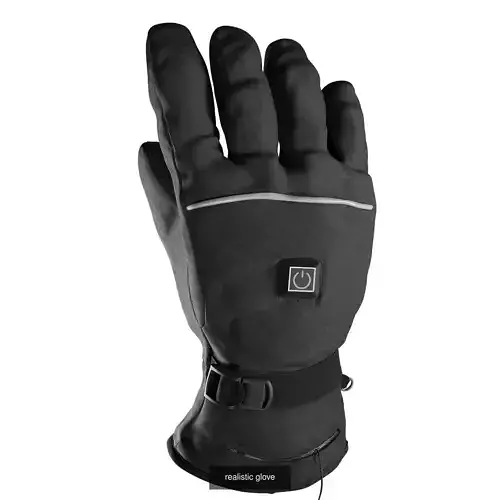 Realistic gloves heated glove 3D Model Collection