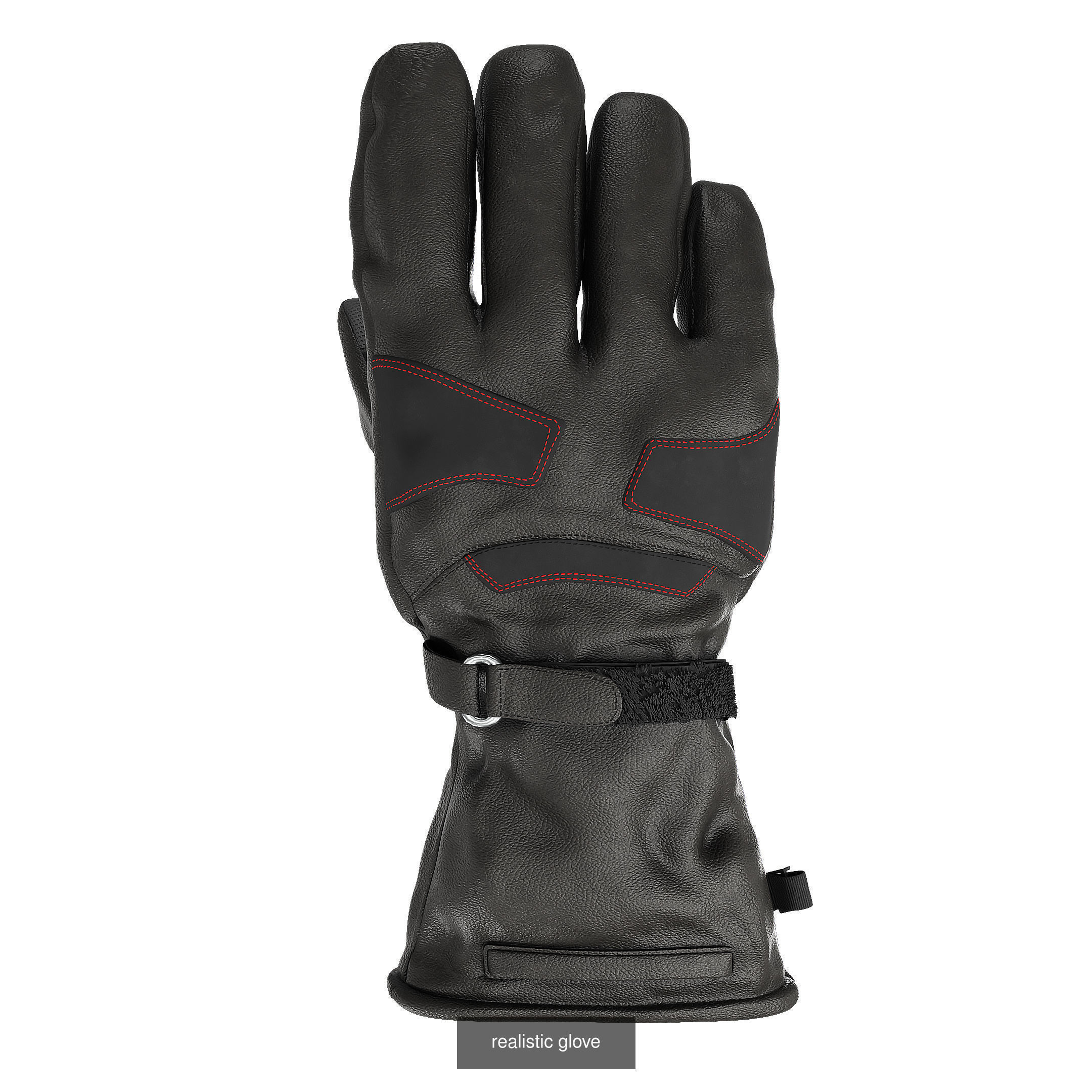 Realistic gloves heated glove 3D Model Collection_3