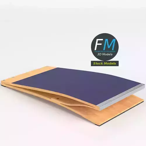 Gymnastics springboard 1