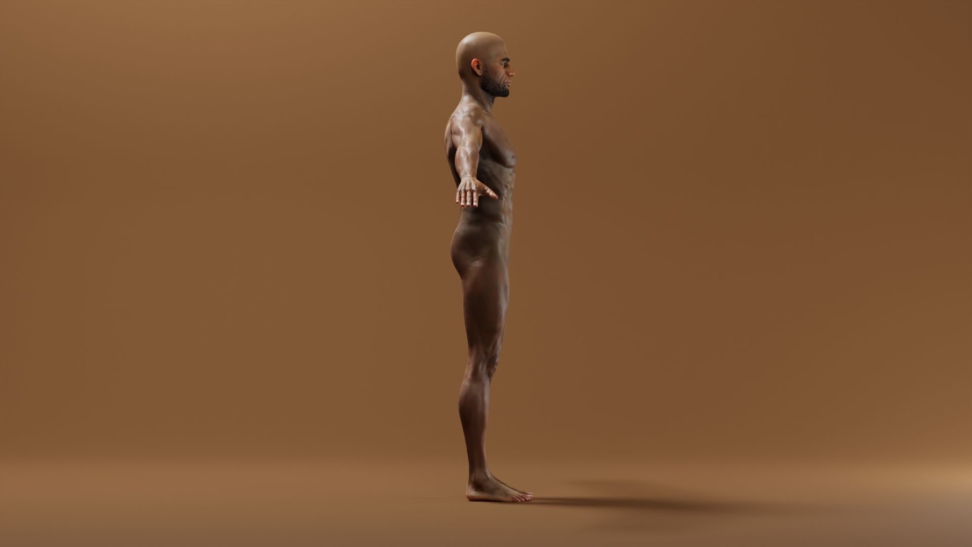 Realistic Male Character - Breno 3D model_3