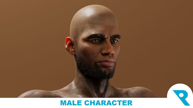 Realistic Male Character - Breno 3D model