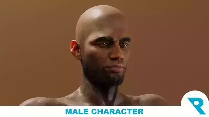 Realistic Male Character - Breno 3D model Realistic Male Character - Breno 3D model