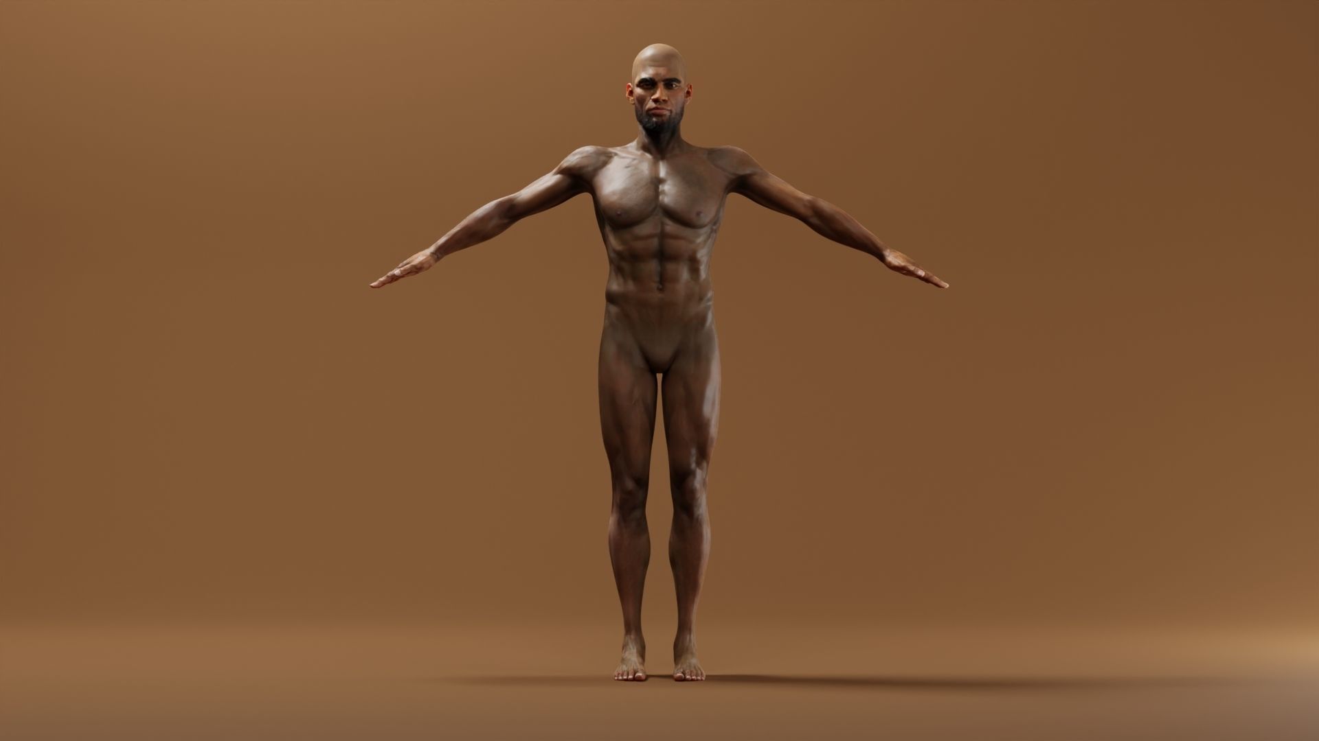 Realistic Male Character - Breno 3D model_2