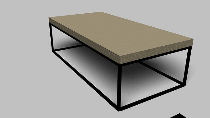 75 cm auxiliary table 3D model