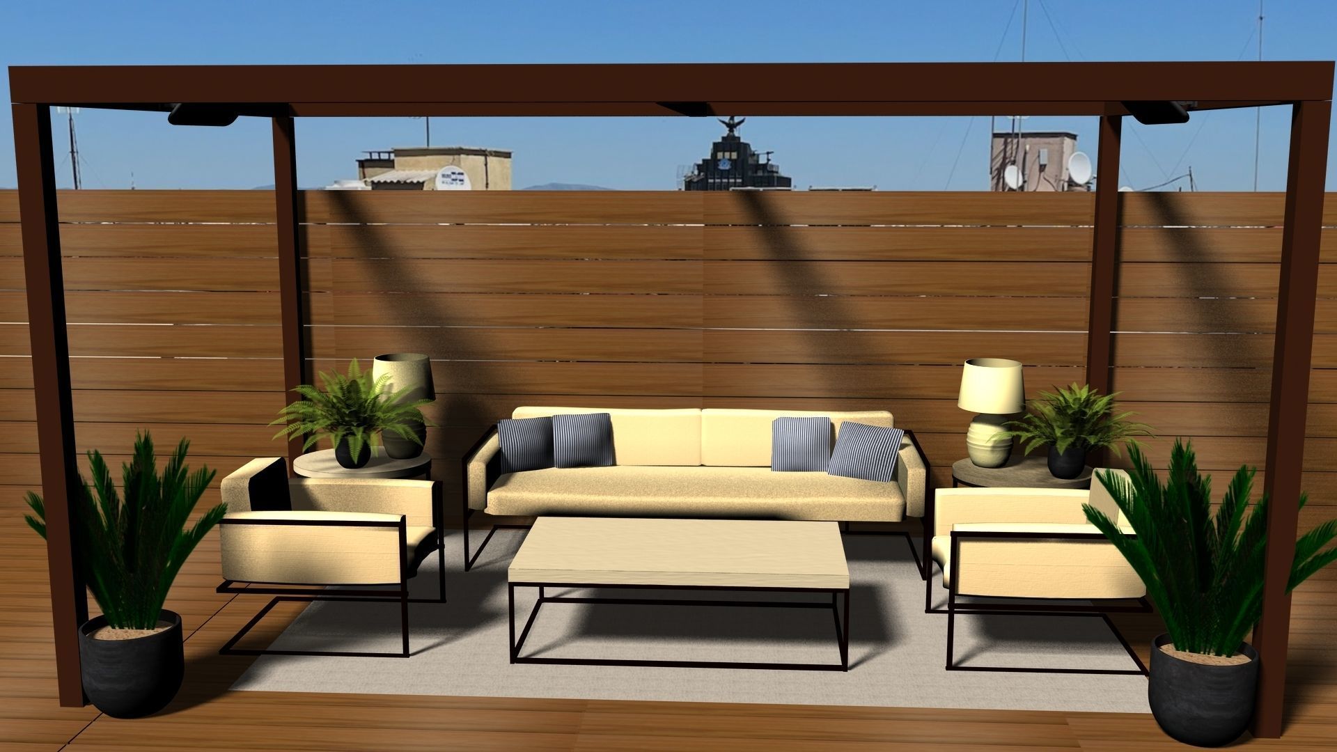 75 cm auxiliary table 3D model_1