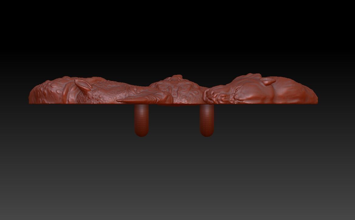 Hydra mermaid  3D model_5