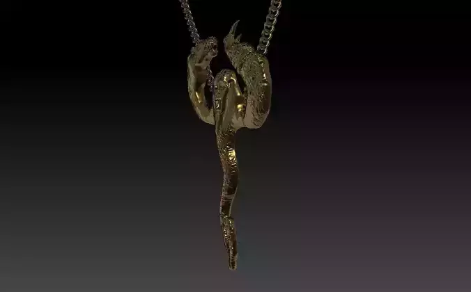 Hydra mermaid  3D model Hydra mermaid  3D model