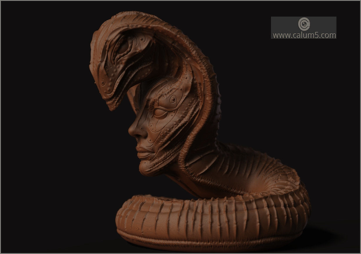 Serpent Model 3D print model_3