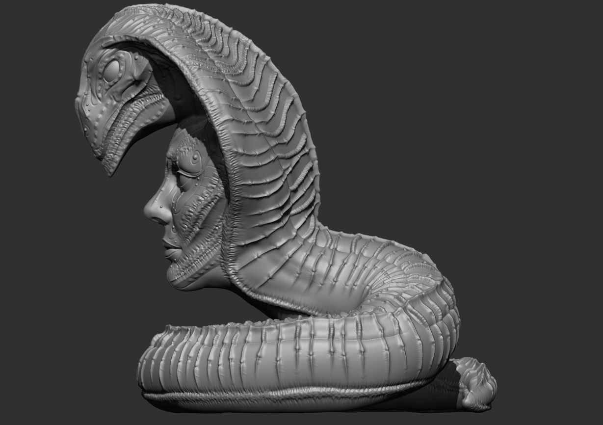 Serpent Model 3D print model_15