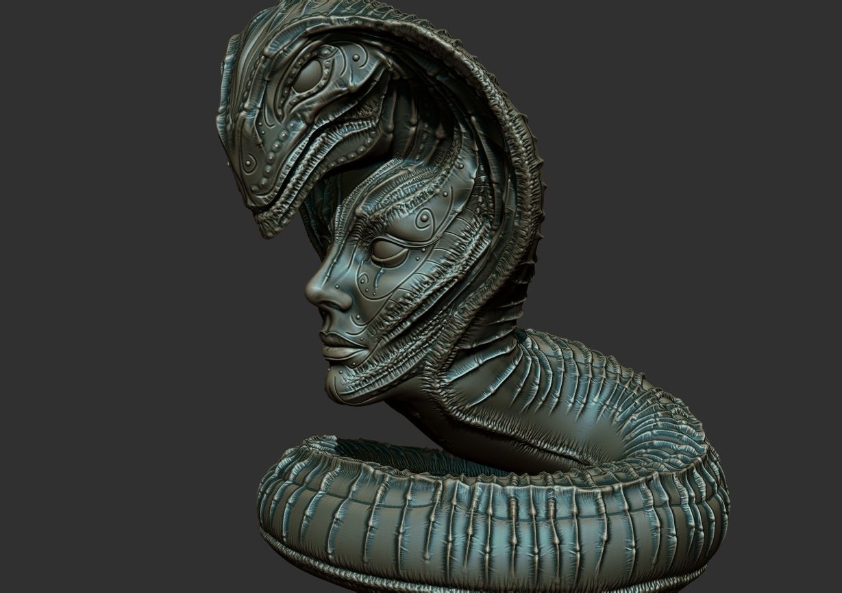 Serpent Model 3D print model_8