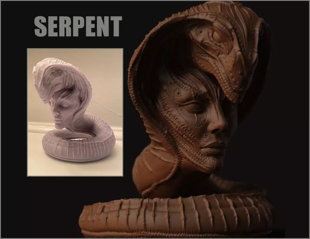 Serpent Model 3D print model_0