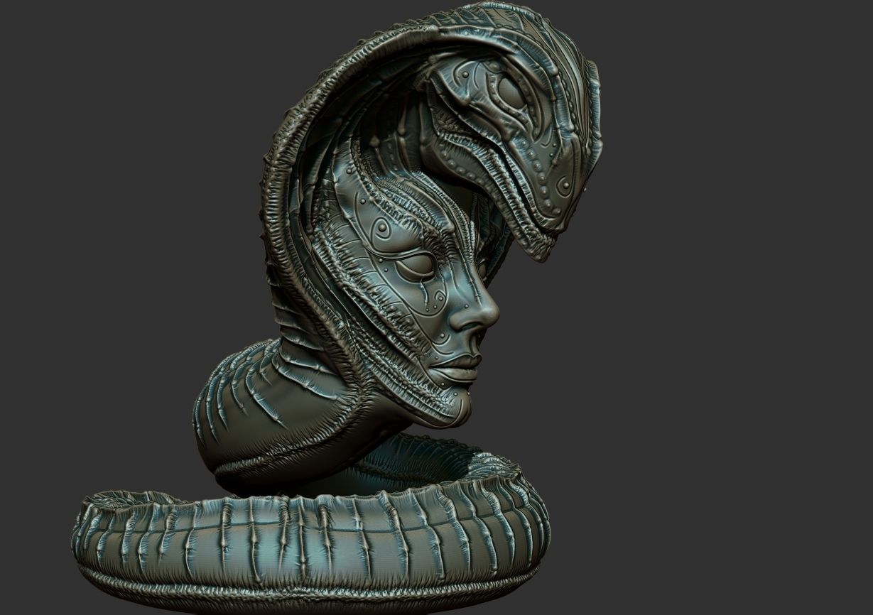 Serpent Model 3D print model_6