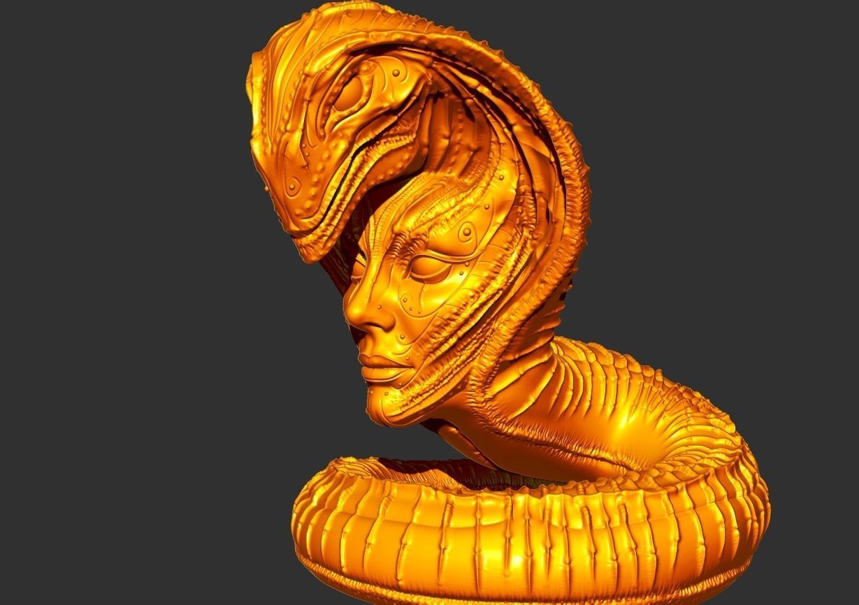Serpent Model 3D print model_11