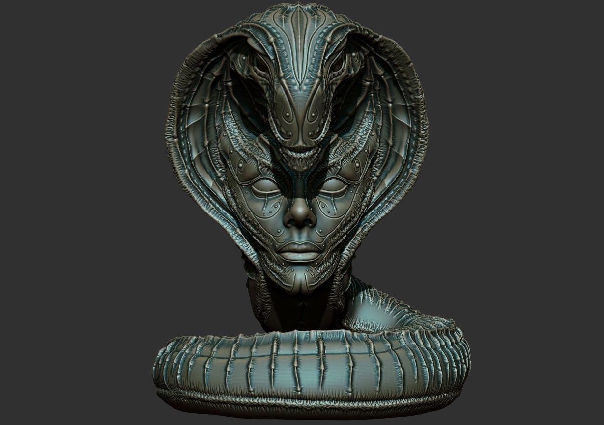 Serpent Model 3D print model_7