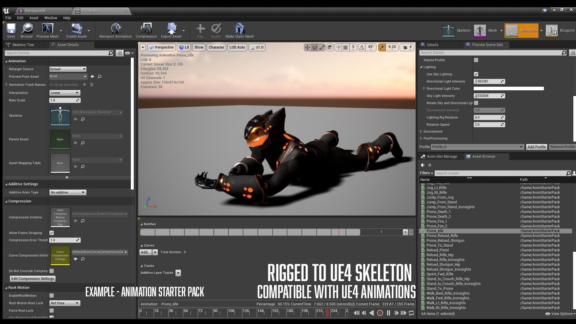 Renegade - Android Pack 2 Low-poly 3D model_3