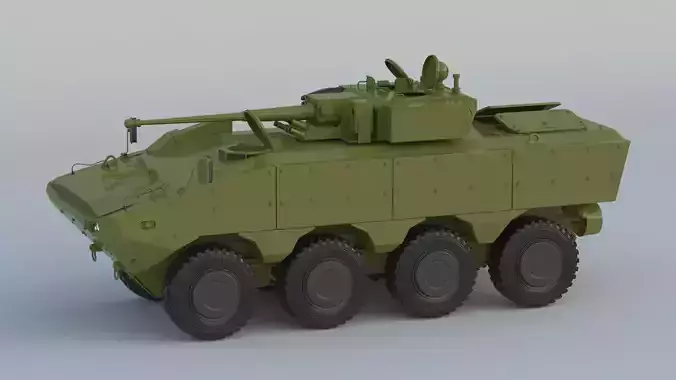 Iveco SuperAV 8x8 Armored Vehicle 3D model