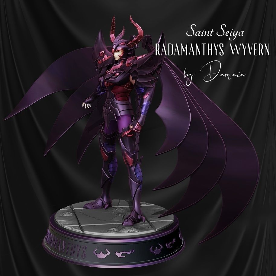 Saint Seiya - Radamanthys Wyvern 3D print model_2