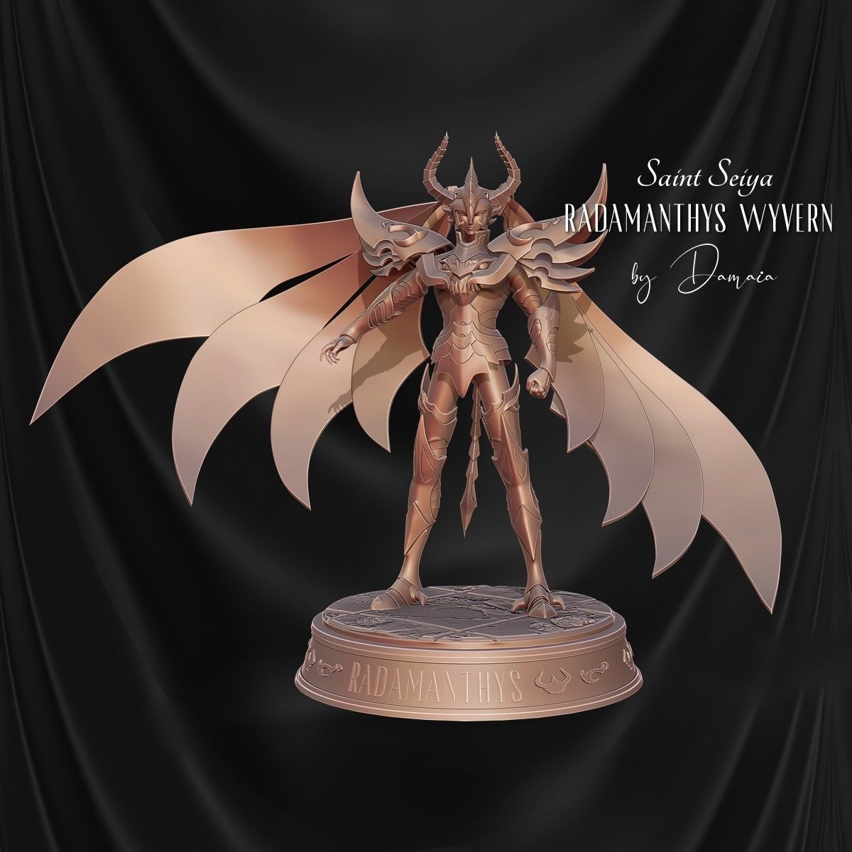 Saint Seiya - Radamanthys Wyvern 3D print model_1
