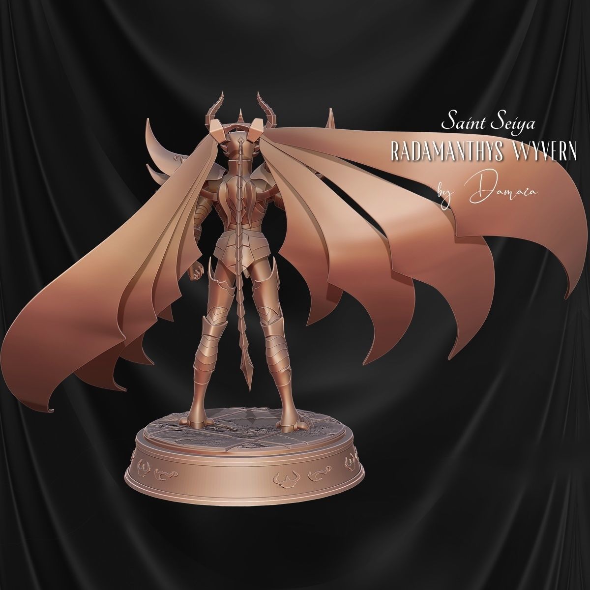 Saint Seiya - Radamanthys Wyvern 3D print model_5