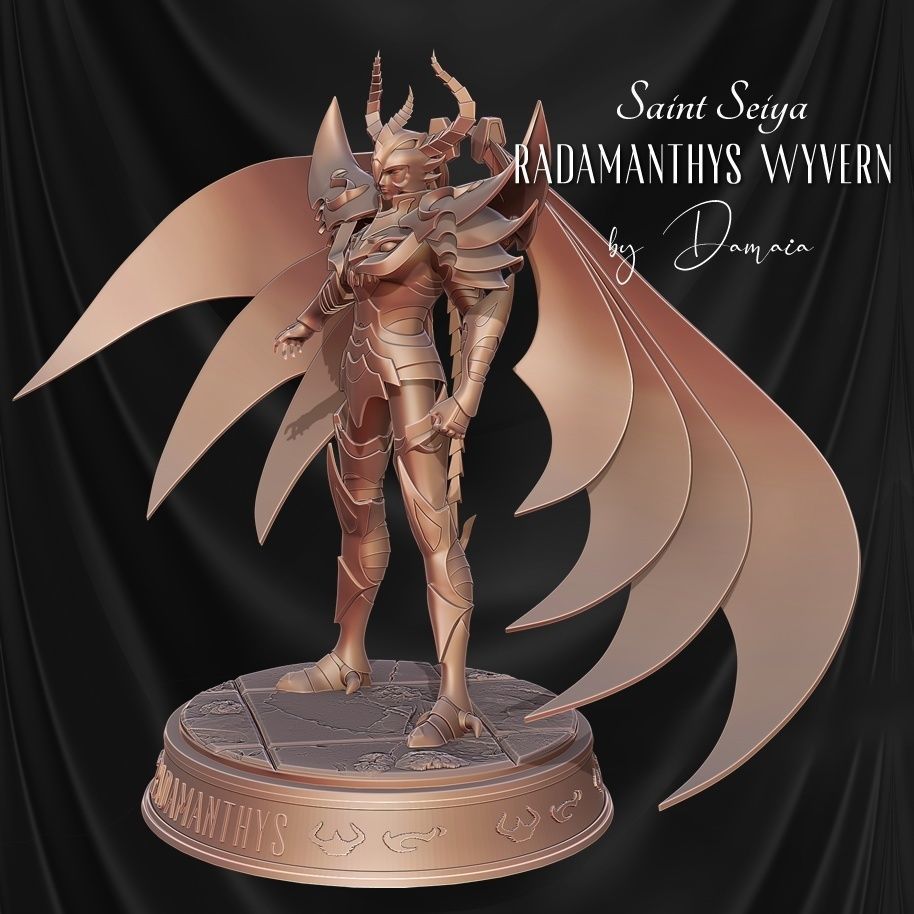 Saint Seiya - Radamanthys Wyvern 3D print model_3
