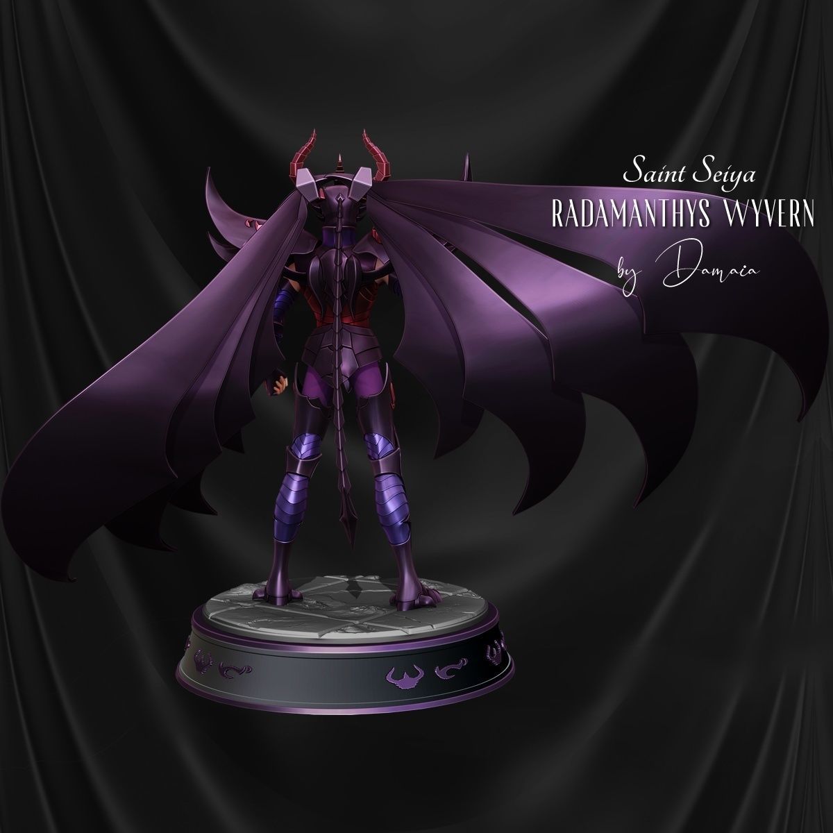 Saint Seiya - Radamanthys Wyvern 3D print model_4
