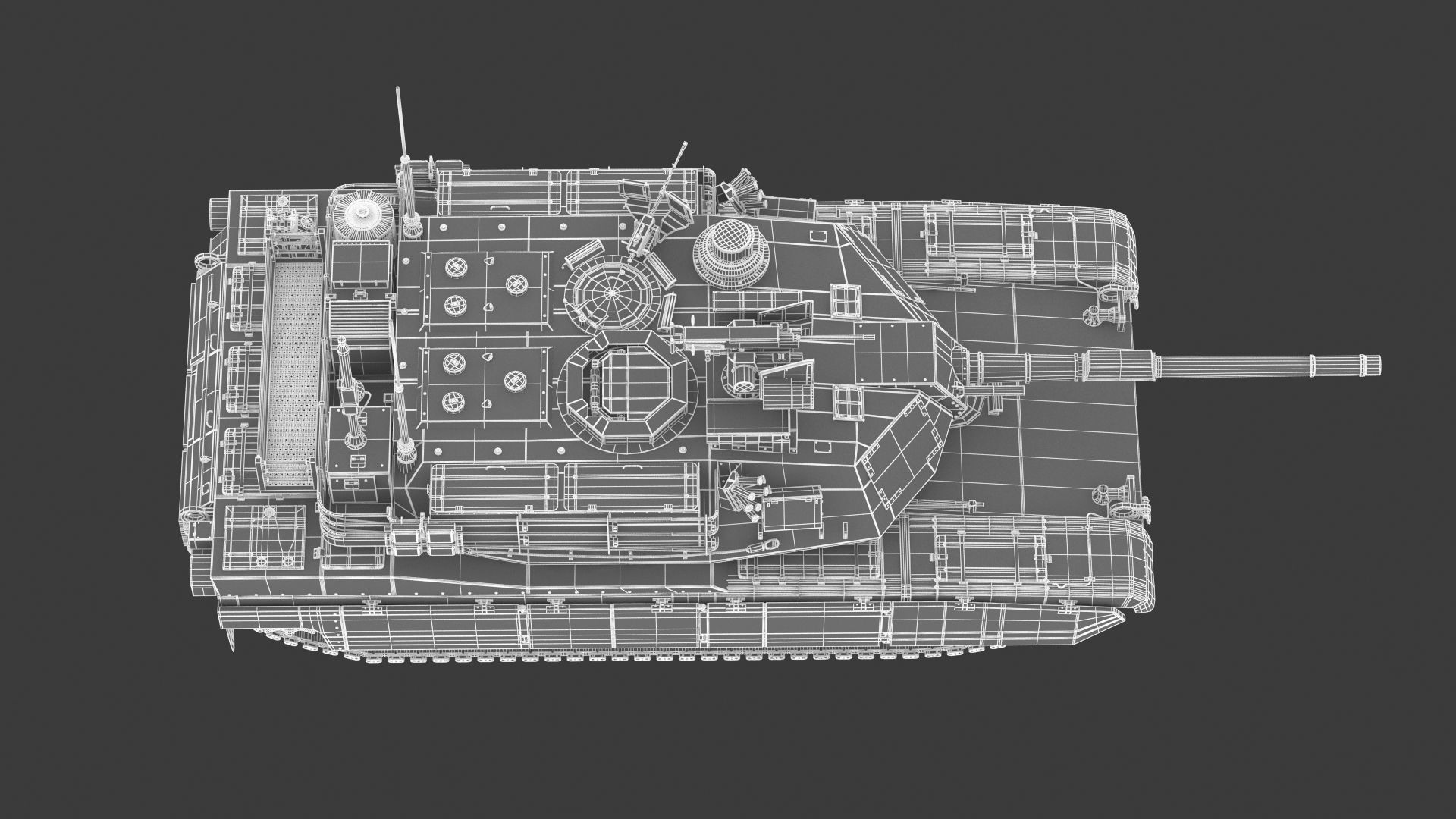 M1A2 SEP Abrams Tank 3D model_29