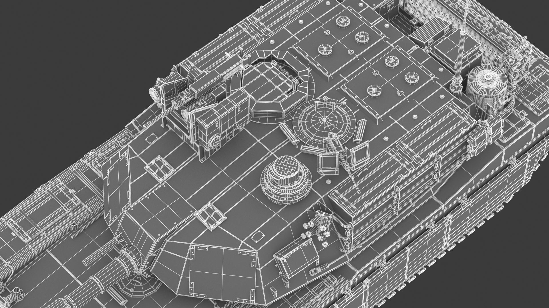 M1A2 SEP Abrams Tank 3D model_38