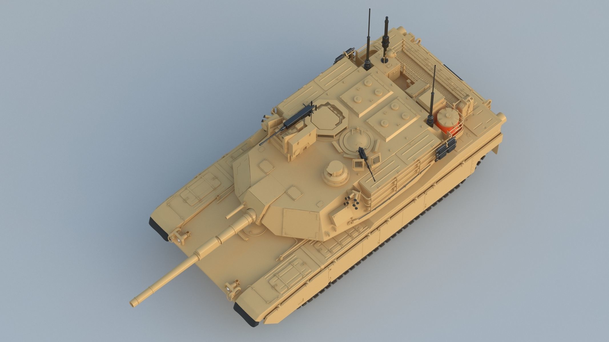 M1A2 SEP Abrams Tank 3D model_8