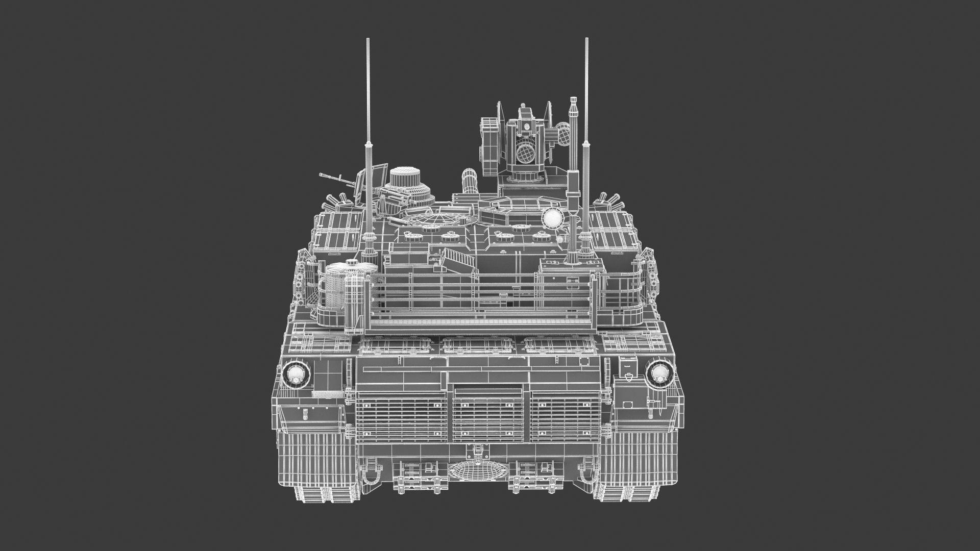 M1A2 SEP Abrams Tank 3D model_25
