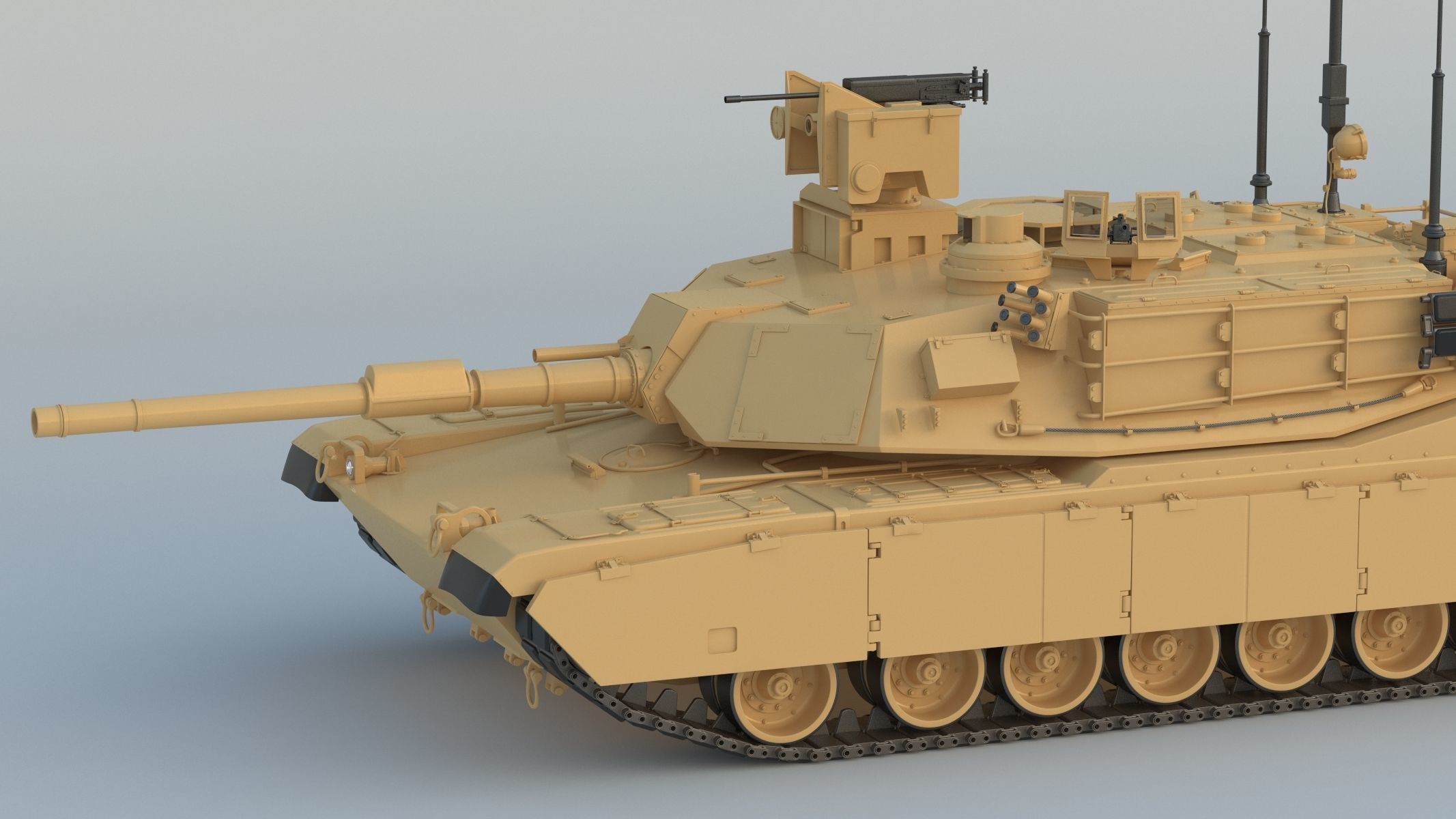 M1A2 SEP Abrams Tank 3D model_10