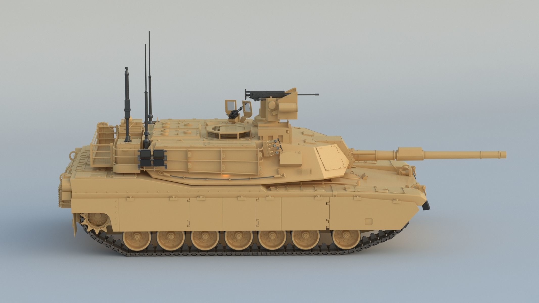 M1A2 SEP Abrams Tank 3D model_3