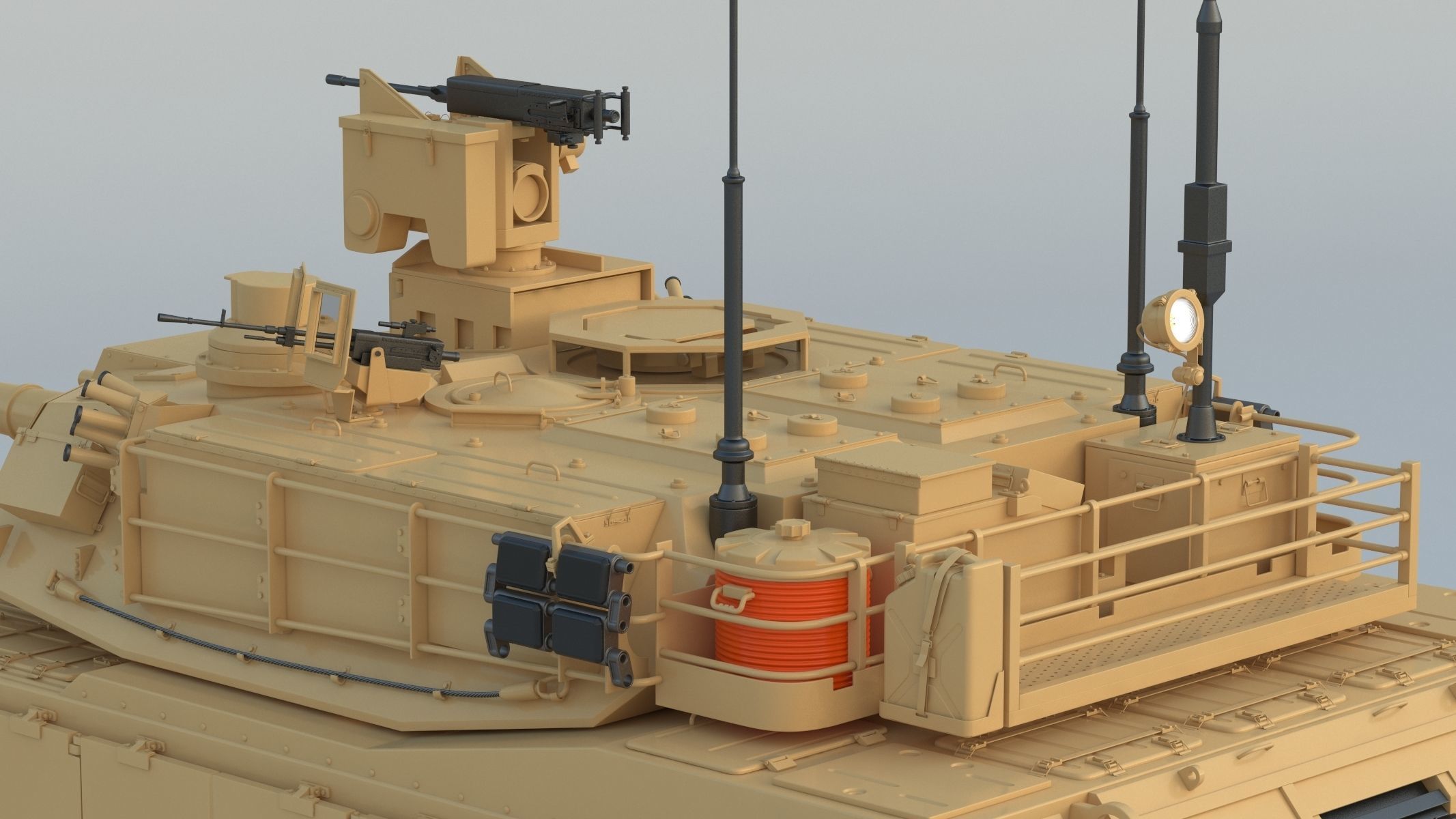 M1A2 SEP Abrams Tank 3D model_16