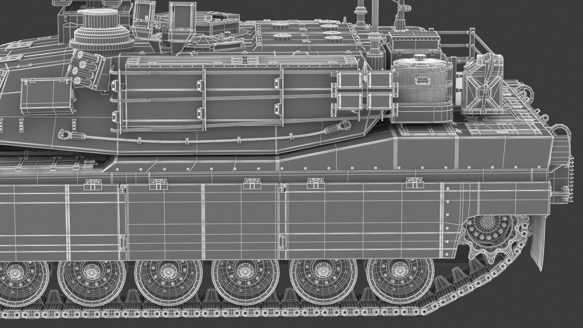 M1A2 SEP Abrams Tank 3D model_37
